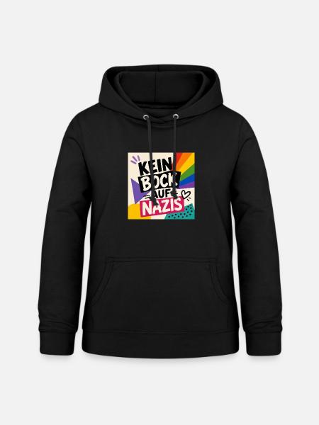 Kein bock auf n - Frauen Hoodie - Schwarz