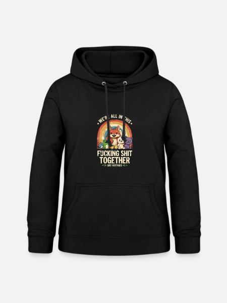 In this together.... - Frauen Hoodie - Schwarz