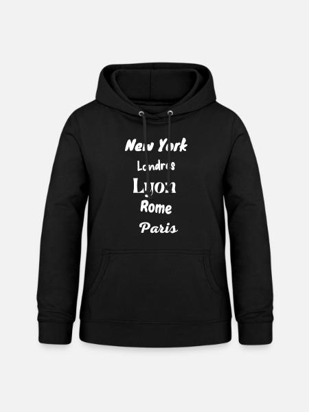 Lyon 1 - Frauen Hoodie - Schwarz