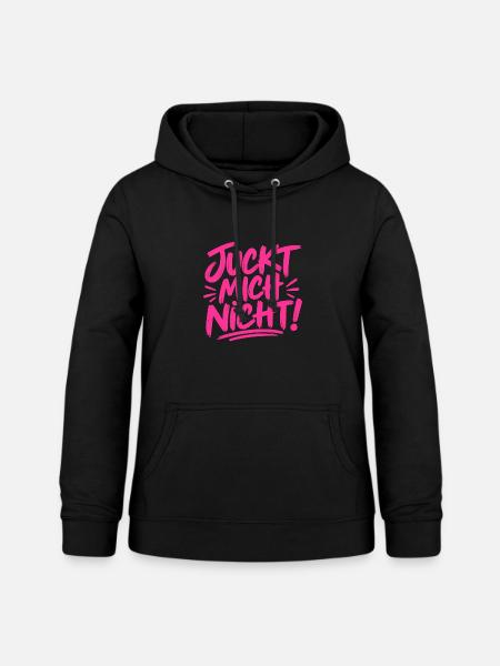 Juckt mich nicht! - cooler Spruch - Frauen Hoodie - Schwarz