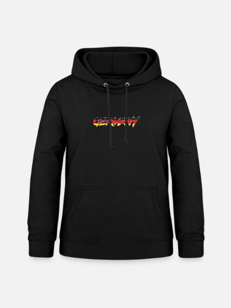 Germany - Frauen Hoodie - Schwarz