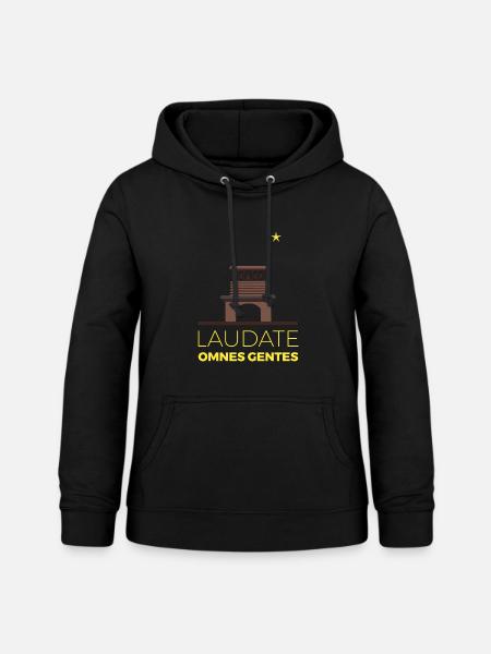 Taizé Laudate - Frauen Hoodie - Schwarz