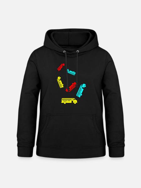 Schulbus schule - Frauen Hoodie - Schwarz