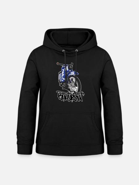Schwalbe Tuning (blau) // Illustration - Frauen Hoodie - Schwarz