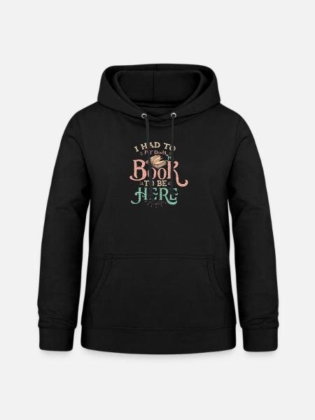 Buch - Frauen Hoodie - Schwarz