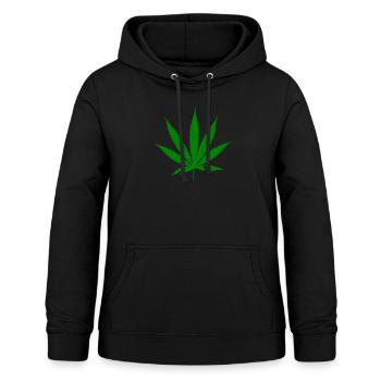 Cannabis - Sweat à capuche Femme - noir - Devant - AI Model Female 172 light (172cm)