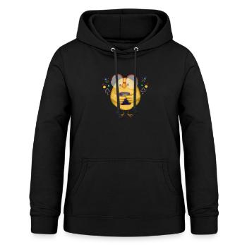 Gamerbird - Sweat à capuche Femme - noir - Devant - AI Model Female 172 light (172cm)