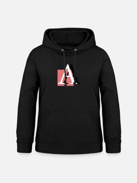 Der Buchstabe A. - Frauen Hoodie - Schwarz