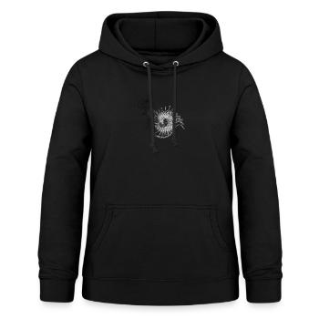 Zusammenbruch - Frauen Hoodie - Schwarz - Vorne - AI Model Female 172 light (172cm)