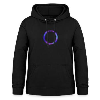 Galaxy Circle - Frauen Hoodie - Schwarz - Vorne - AI Model Female 172 light (172cm)