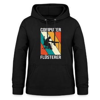 Programmierer Informatiker Informatik - Frauen Hoodie - Schwarz - Vorne - AI Model Female 172 light (172cm)