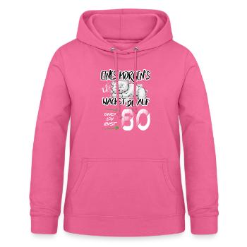 Geburtstag 60 Aufwachen Bär Hund Tiere Niedlich - Frauen Hoodie - Pink - Vorne - AI Model Female 172 light (172cm)