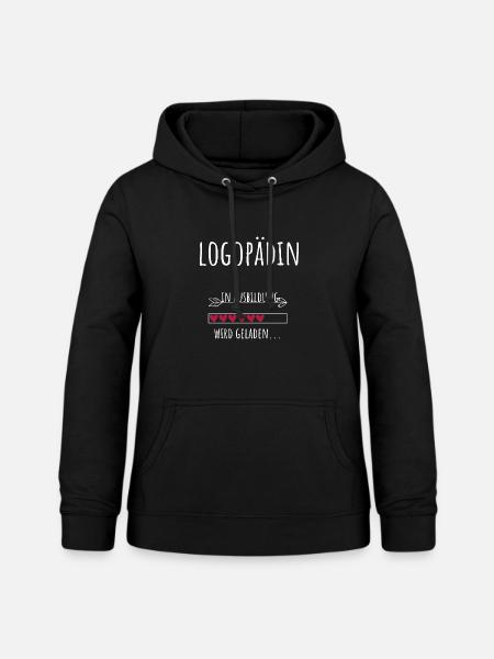 Logopädie Studium Beruf Ausbildung Logopädin - Frauen Hoodie - Schwarz