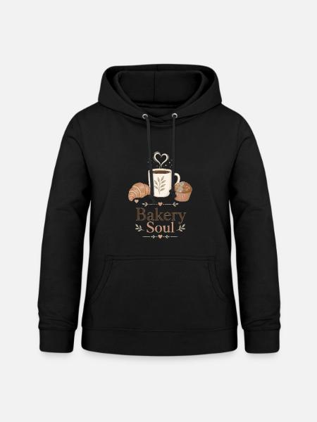 Bakery Soul Kaffee Kunst - Frauen Hoodie - Schwarz