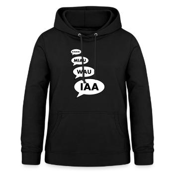 BREMER STADTMUSIKANTEN - Frauen Hoodie - Schwarz - Vorne - AI Model Female 172 light (172cm)