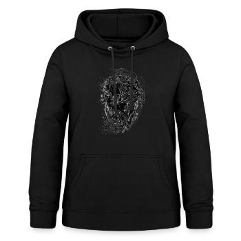 Conception de tigre - Sweat à capuche Femme - noir - Devant - AI Model Female 172 light (172cm)