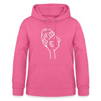 Komischer Typ - Frauen Hoodie - Pink - Vorne - AI Model Female 172 light (172cm)