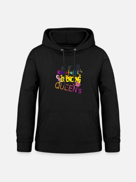 Konfetti Dancing Queens - Frauen Hoodie - Schwarz