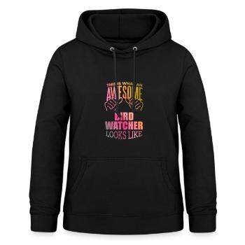 Bird Watching - Women's Hoodie - black - Front - AI Model Female 172 light (172cm)