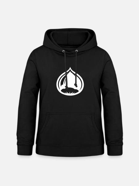 Kastanie Logo - Frauen Hoodie - Schwarz