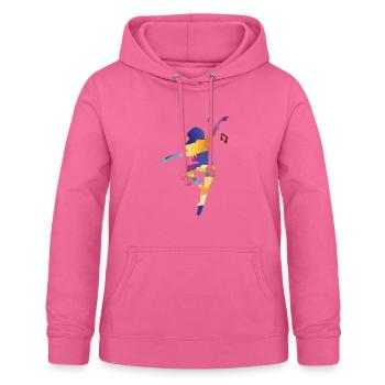 Danse Feu Exclusif Design Idées cadeaux Graphiques - Sweat à capuche Femme - rose - Devant - AI Model Female 172 light (172cm)