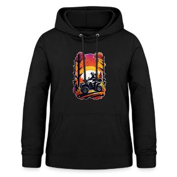 Quad & Off-Road - Women's Hoodie - black - Front - AI Model Female 172 light (172cm)