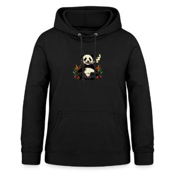 Ganjabär Legalisierung Kiffer - Frauen Hoodie - Schwarz - Vorne - AI Model Female 172 light (172cm)