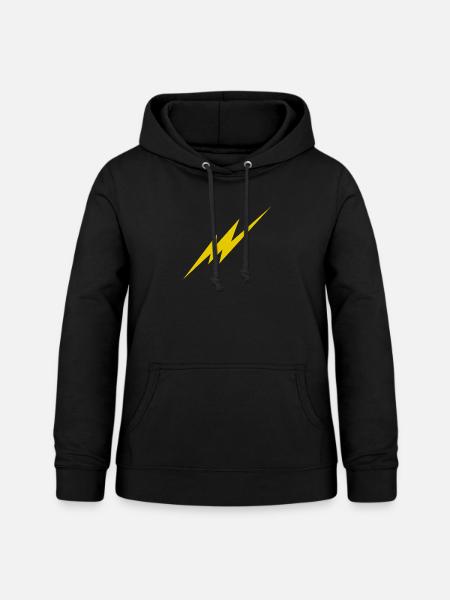 Blitz - Frauen Hoodie - Schwarz