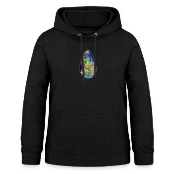 Cr-Produktionen - Frauen Hoodie - Schwarz - Vorne - AI Model Female 172 light (172cm)