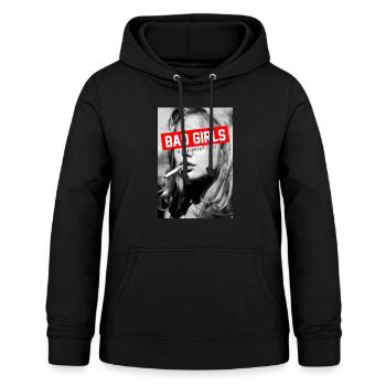 Bad Girls, Have more fun, SWAG, Smokig - Sweat à capuche Femme - noir - Devant - AI Model Female 172 light (172cm)