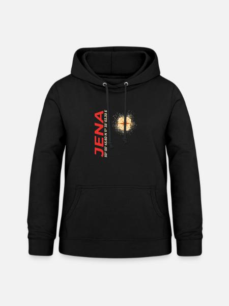 Jena - Frauen Hoodie - Schwarz