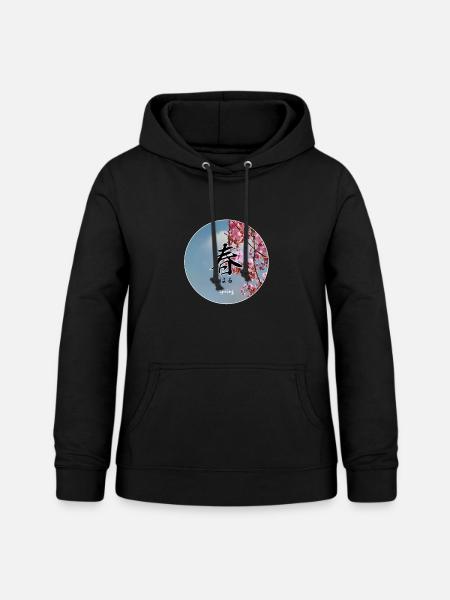 Frühling haru Frühling - Frauen Hoodie - Schwarz