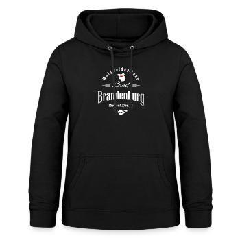 Brandebourg t-shirt - Sweat à capuche Femme - noir - Devant - AI Model Female 172 light (172cm)