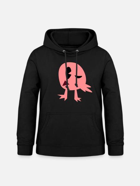 L'oiseau de Miro - Sweat à capuche Femme - noir