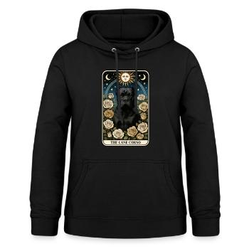 Cane Corso - Frauen Hoodie - Schwarz - Vorne - AI Model Female 172 light (172cm)