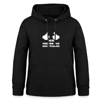 Junggesellenabschied - Frauen Hoodie - Schwarz - Vorne - AI Model Female 172 light (172cm)