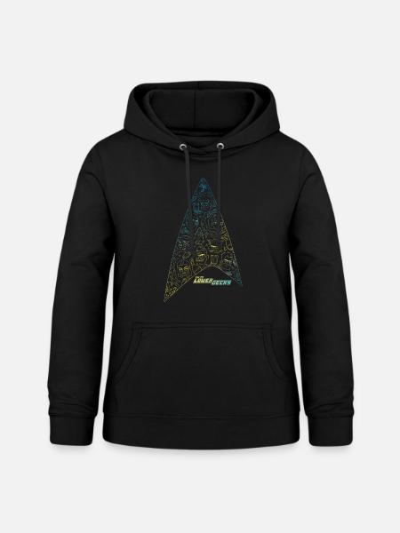 Star Trek Lower Decks Logo - Frauen Hoodie - Schwarz