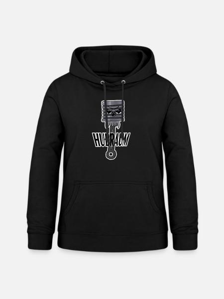 Hubraum - Frauen Hoodie - Schwarz