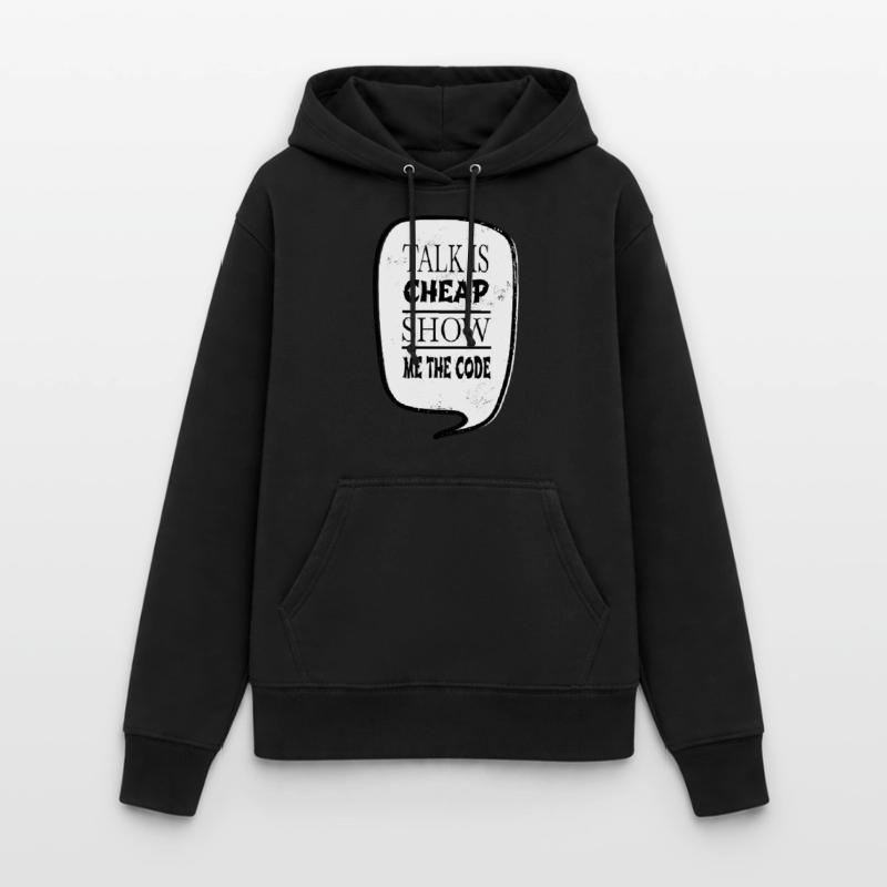 present coding software development Frauen Hoodie