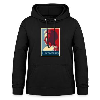 Rosa Luxemburg - Frauen Hoodie - Schwarz - Vorne - AI Model Female 172 light (172cm)
