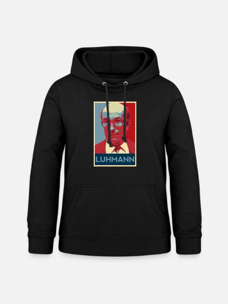 Niklas Luhmann Systemtheorie - Frauen Hoodie - Schwarz