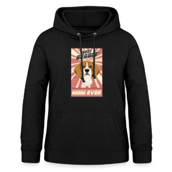 Meilleure maman Beagle Ever I Beagle Lover - Sweat à capuche Femme - noir - Devant - AI Model Female 172 light (172cm)