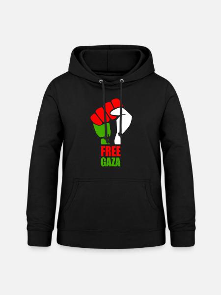 Save gaza - Frauen Hoodie - Schwarz