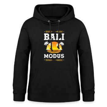 Bali Mode - Sweat à capuche Femme - noir - Devant - AI Model Female 172 light (172cm)