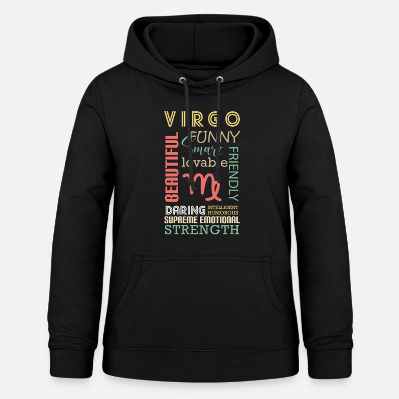 Horoscope Élément Planète - Sweat à capuche Femme - noir