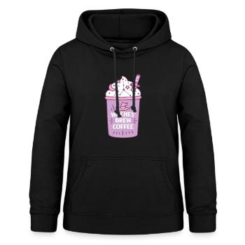 Witches Brew Coffee Astrology Funny - Women's Hoodie - black - Front - AI Model Female 172 light (172cm)