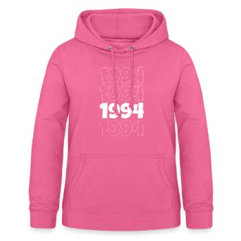 1994 - Frauen Hoodie - Pink - Vorne - AI Model Female 172 light (172cm)