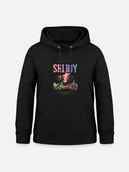 Ski Boy - Frauen Hoodie - Schwarz