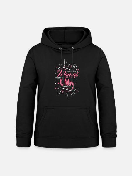Zukünftige Oma Grossmutter Geschenkidee - Frauen Hoodie - Schwarz