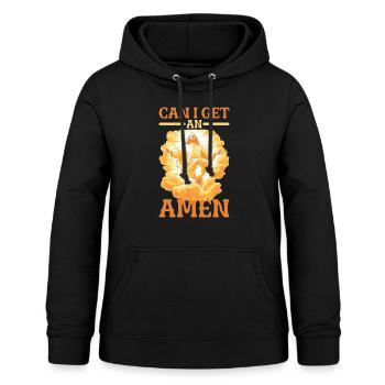 Can I Get An Amen 18 - Frauen Hoodie - Schwarz - Vorne - AI Model Female 172 light (172cm)
